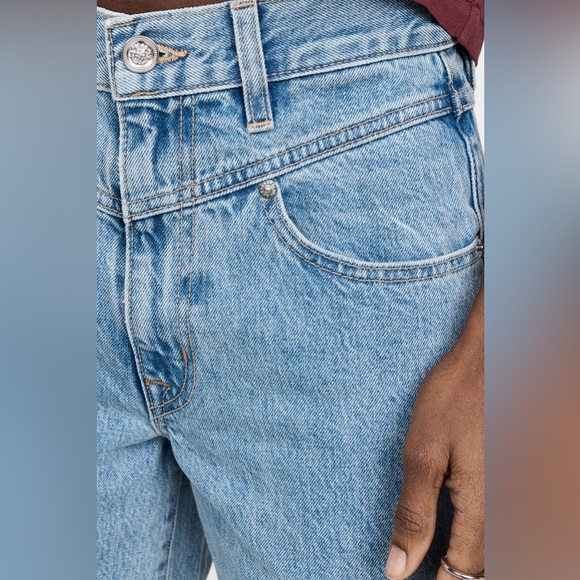 SLVRLAKE Grace Crop Double Yoke - Fool for Love sz 25 - Picture 4 of 6